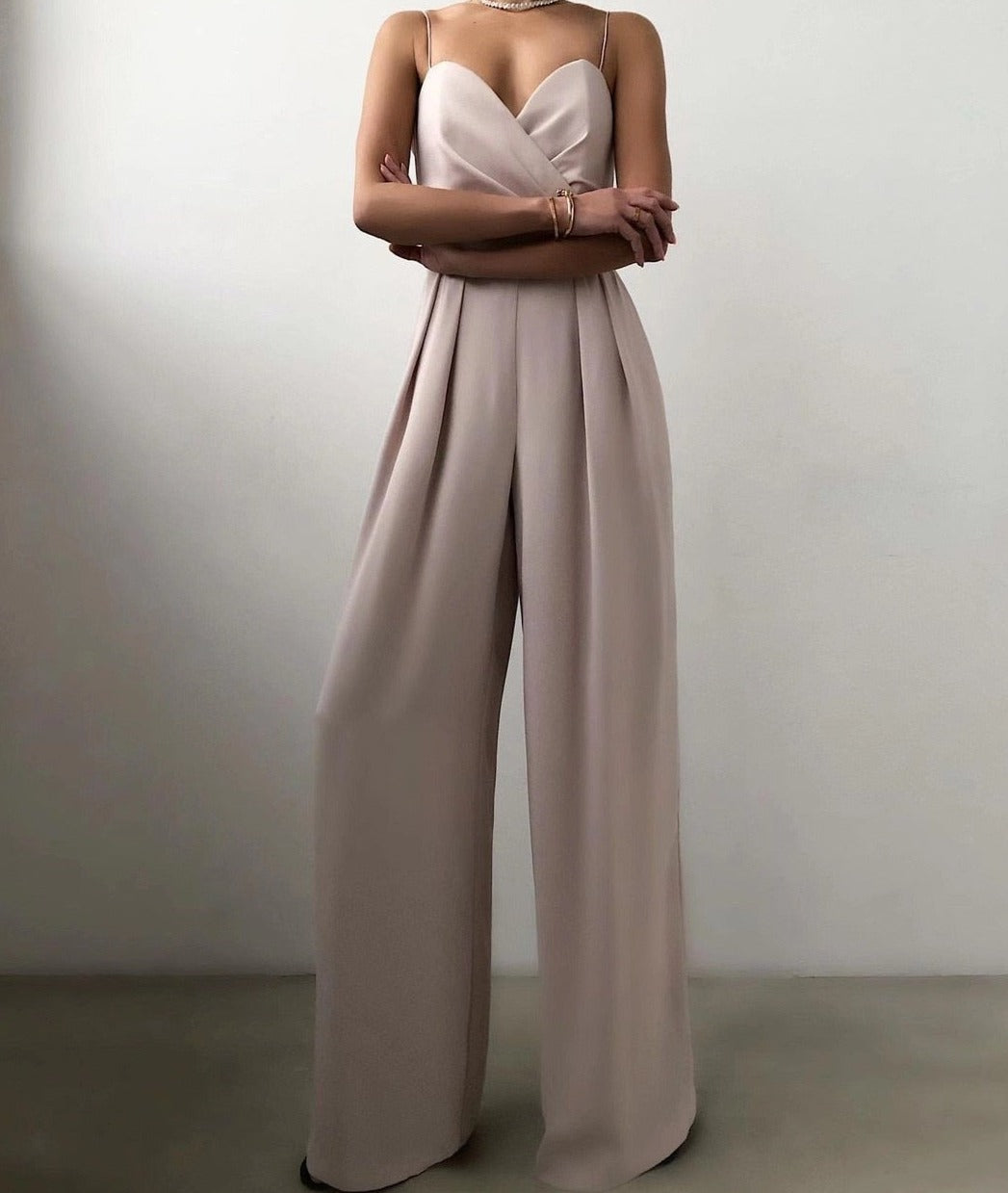 Selma | Chic Strappy Jumpsuit with Flattering Fit for Women