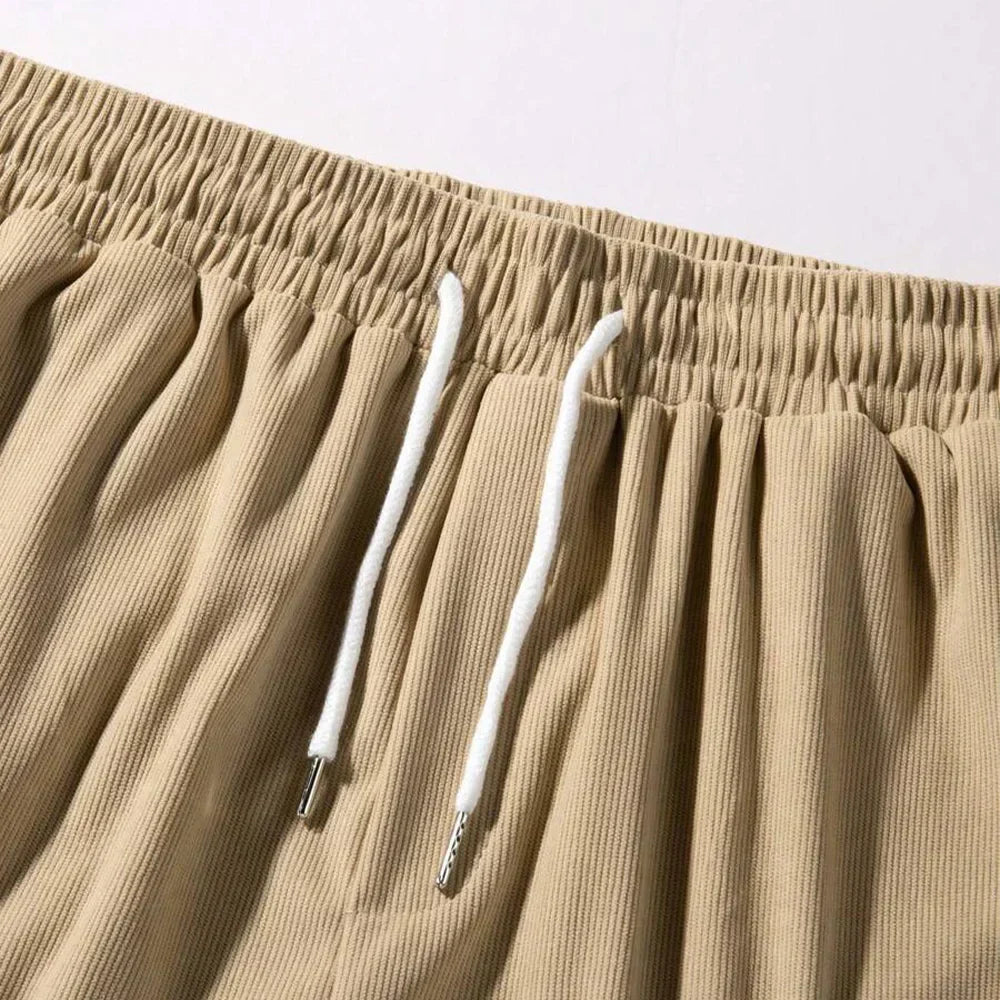 Adam | Corduroy Sweatpants in Lightweight Summer Fit for Men