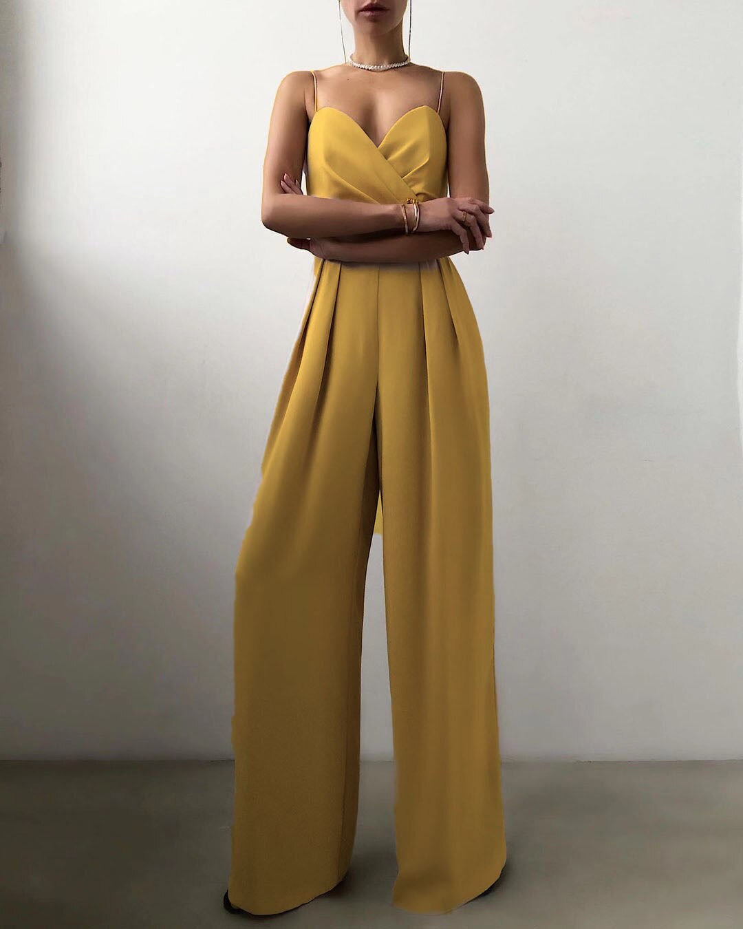 Selma | Chic Strappy Jumpsuit with Flattering Fit for Women