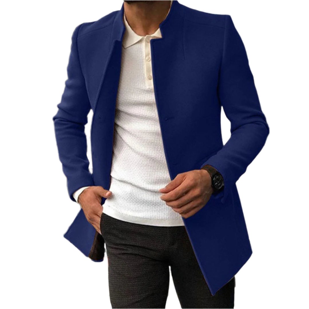 Gael | Tailored Overcoat with Double-Breasted Design for Men