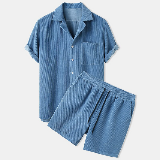 Rio | Summer Corduroy Terno Set for Men