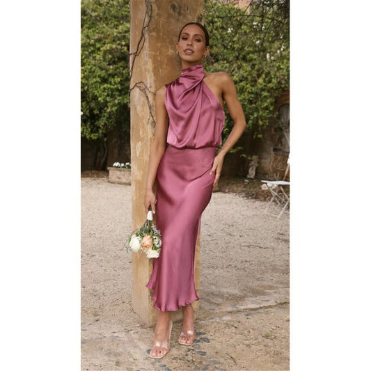 Annelore | Dress with Elegant Hanging Design for Women